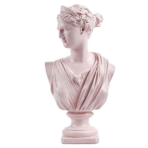 Ancient Greece European Resin David Venus Head Statuees Decoration Home Livingroom Goddess Sculpture Figurin Office Desktop Furnishing Crafts (David)…